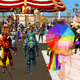 That’s my character, in the blue armor, hanging out at the Grand Exchange.